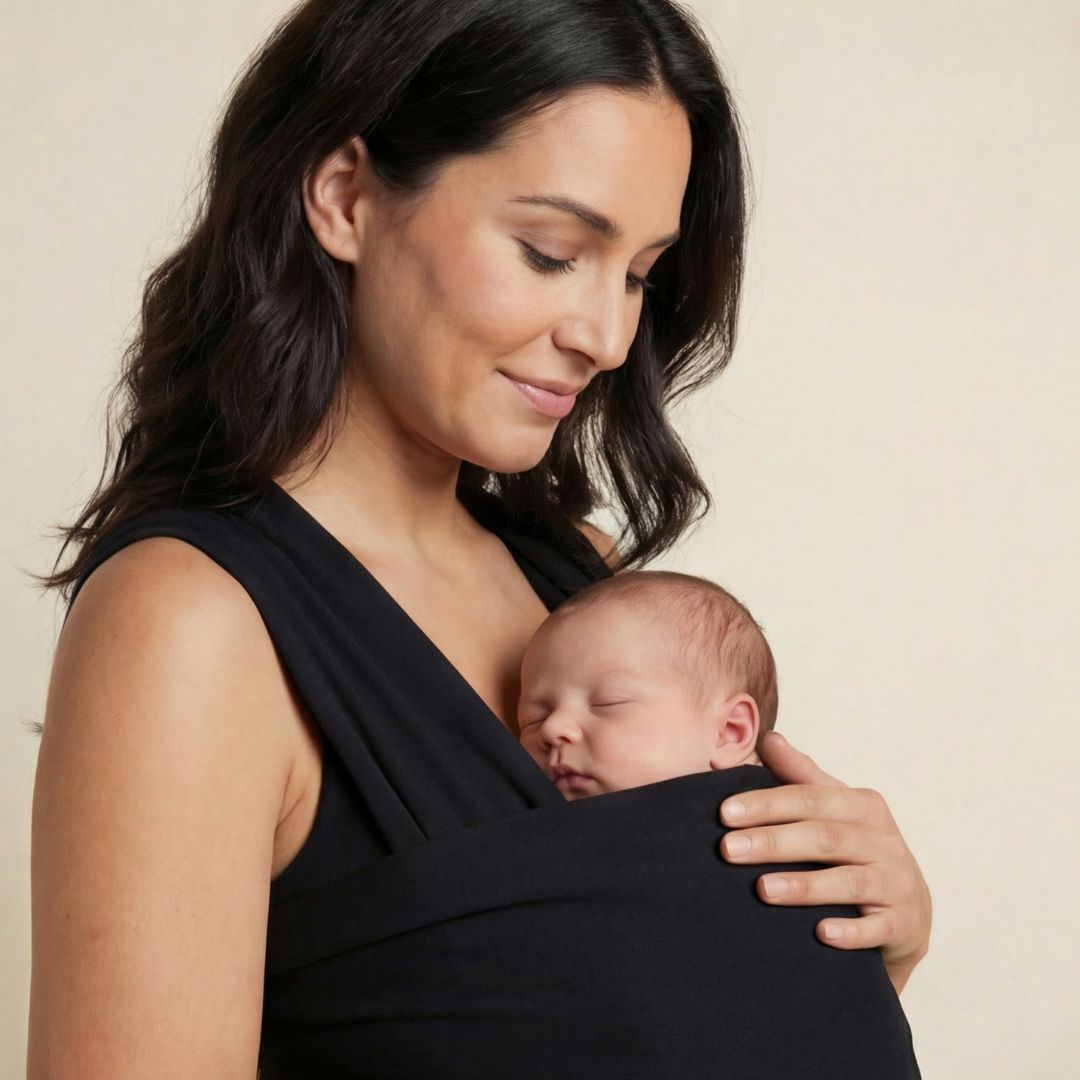 Babywearing Mum Shirt – Black - Kooden