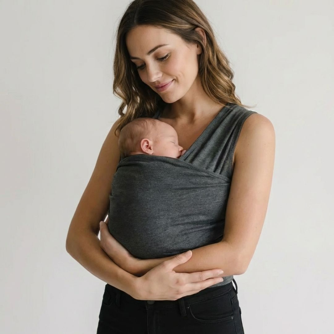 Babywearing Mum Shirt – Grey - Kooden